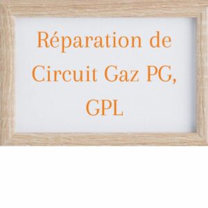 Réparation de Circuit Gaz PG, GPL